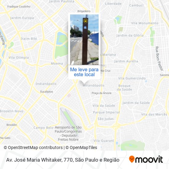 Av. José Maria Whitaker, 770 mapa
