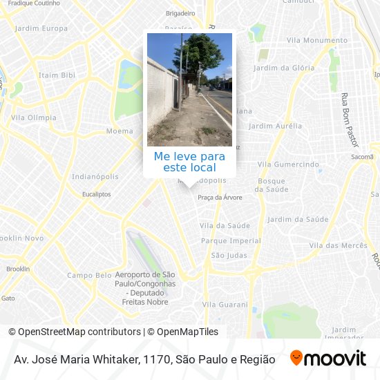 Av. José Maria Whitaker, 1170 mapa