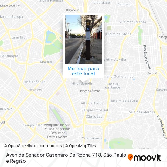 Avenida Senador Casemiro Da Rocha 718 mapa