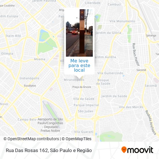 Rua Das Rosas 162 mapa