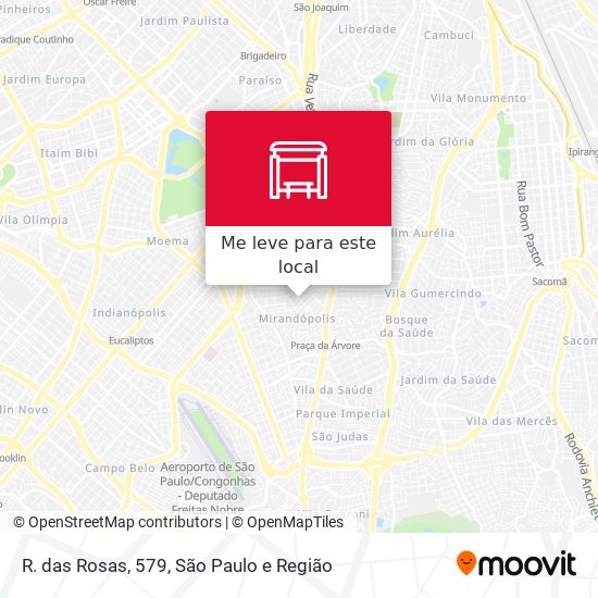 R. das Rosas, 579 mapa