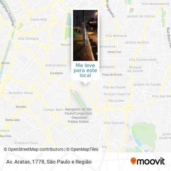Av. Aratas, 1778 mapa