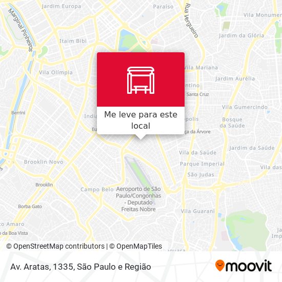 Av. Aratas, 1335 mapa
