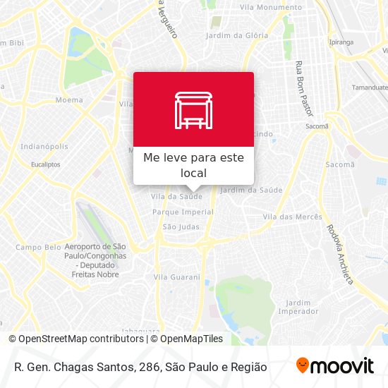 R. Gen. Chagas Santos, 286 mapa