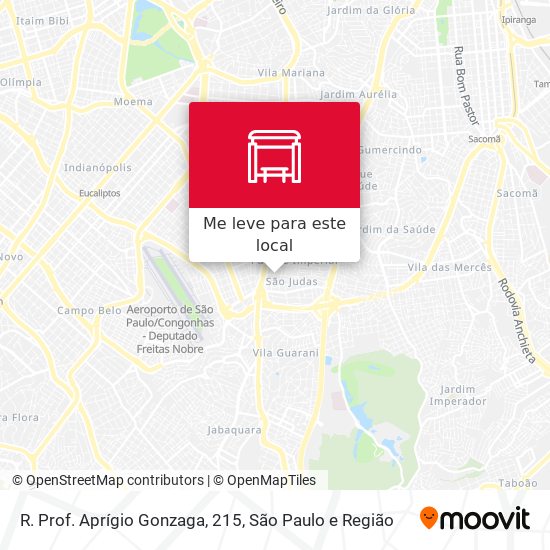 R. Prof. Aprígio Gonzaga, 215 mapa