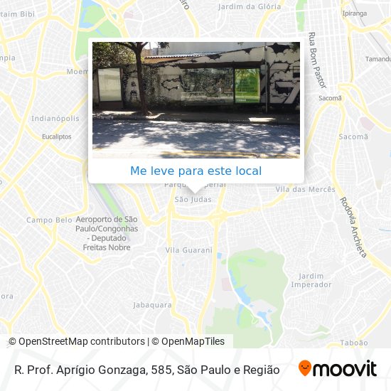 R. Prof. Aprígio Gonzaga, 585 mapa