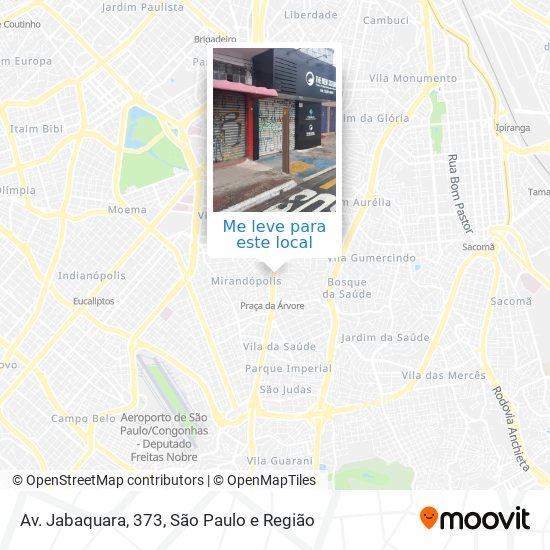 Av. Jabaquara, 373 mapa