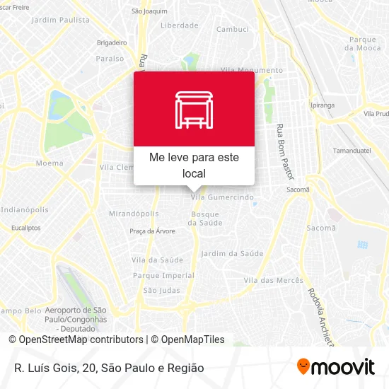 R. Luís Gois, 20 mapa
