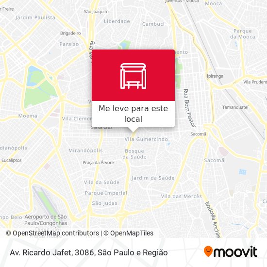 Av. Ricardo Jafet, 3086 mapa