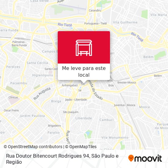 Rua Doutor Bitencourt Rodrigues 94 mapa