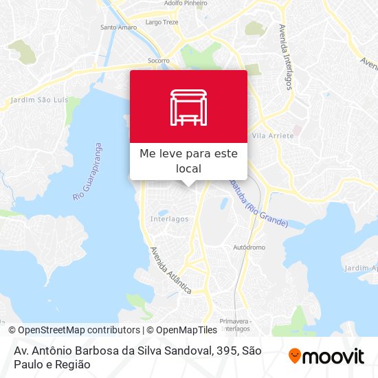 Av. Antônio Barbosa da Silva Sandoval, 395 mapa