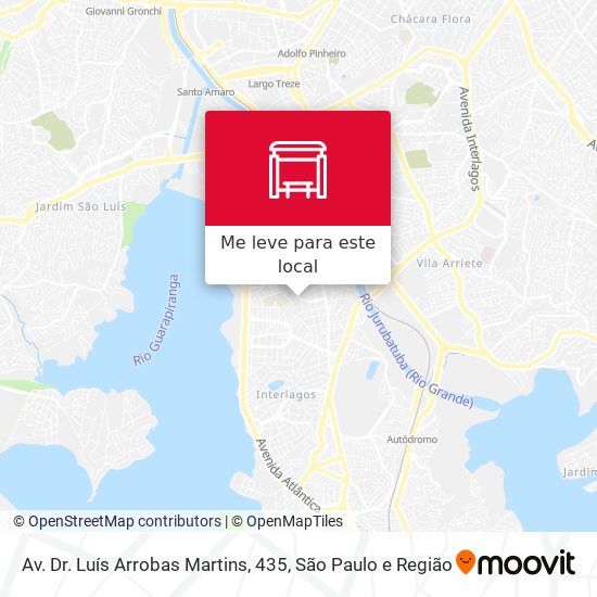 Av. Dr. Luís Arrobas Martins, 435 mapa