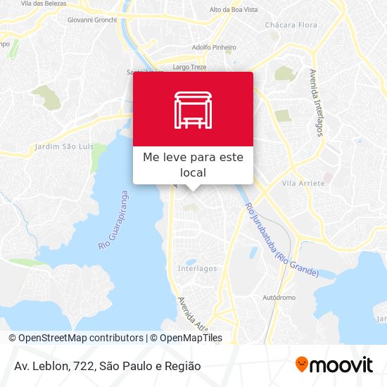 Av. Leblon, 722 mapa