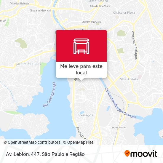 Av. Leblon, 447 mapa
