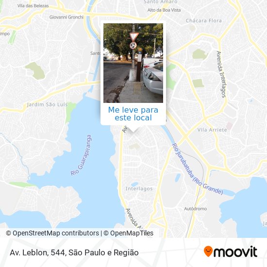 Av. Leblon, 544 mapa