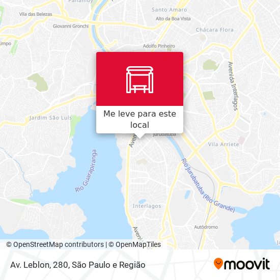 Av. Leblon, 280 mapa