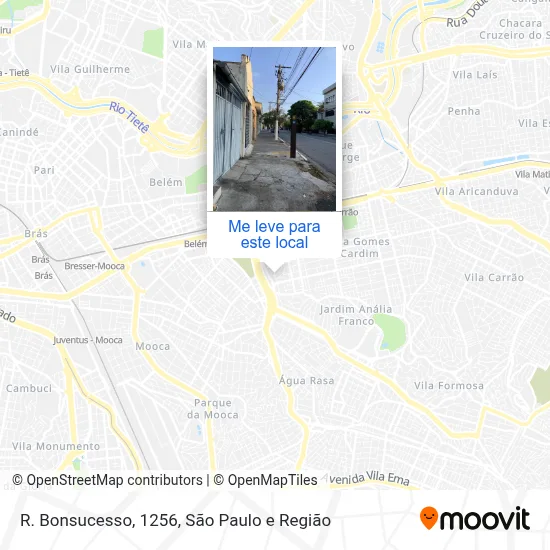 R. Bonsucesso, 1256 mapa