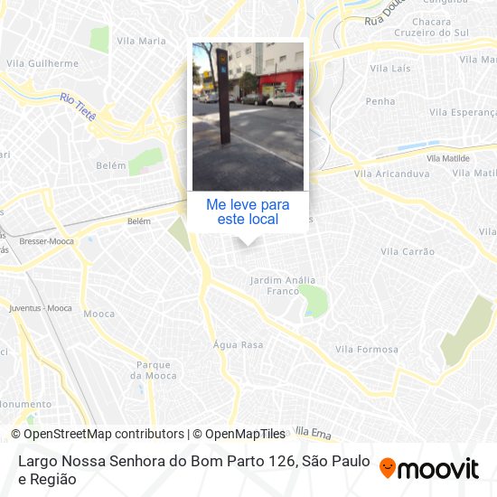 Largo Nossa Senhora do Bom Parto 126 mapa