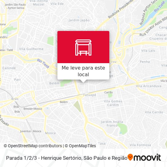 Parada 1 / 2/3 - Henrique Sertório mapa