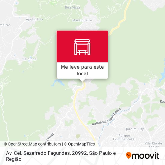 Av. Cel. Sezefredo Fagundes, 20992 mapa