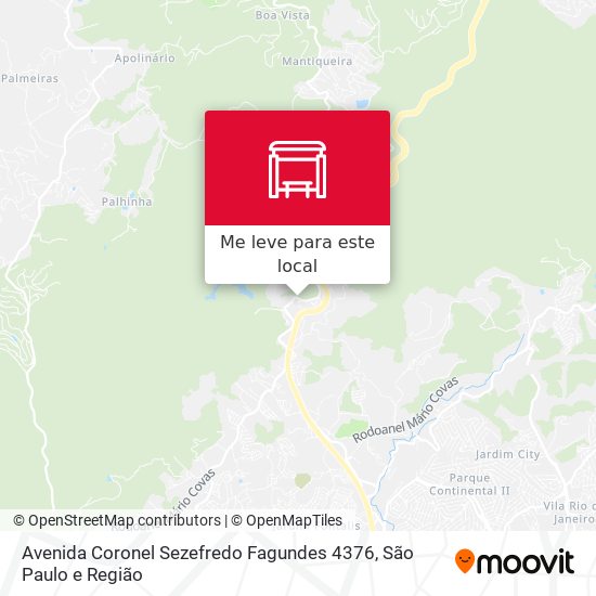 Avenida Coronel Sezefredo Fagundes 4376 mapa