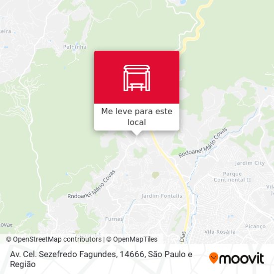 Av. Cel. Sezefredo Fagundes, 14666 mapa