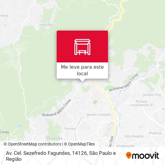 Av. Cel. Sezefredo Fagundes, 14126 mapa