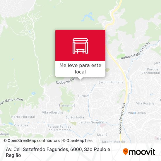 Av. Cel. Sezefredo Fagundes, 6000 mapa