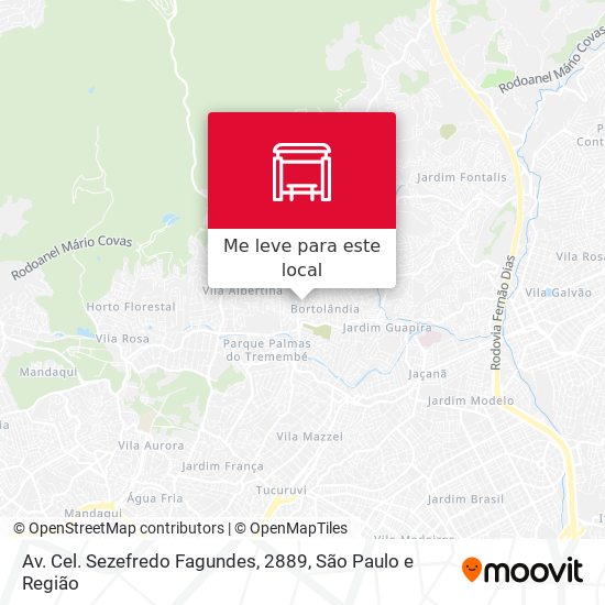 Av. Cel. Sezefredo Fagundes, 2889 mapa