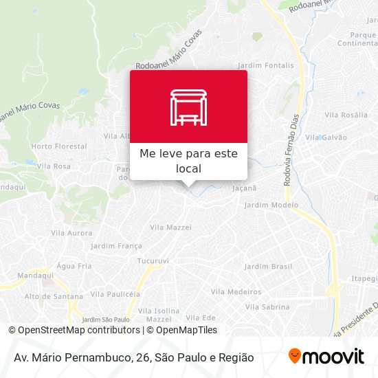 Av. Mário Pernambuco, 26 mapa