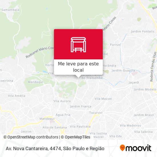 Av. Nova Cantareira, 4474 mapa