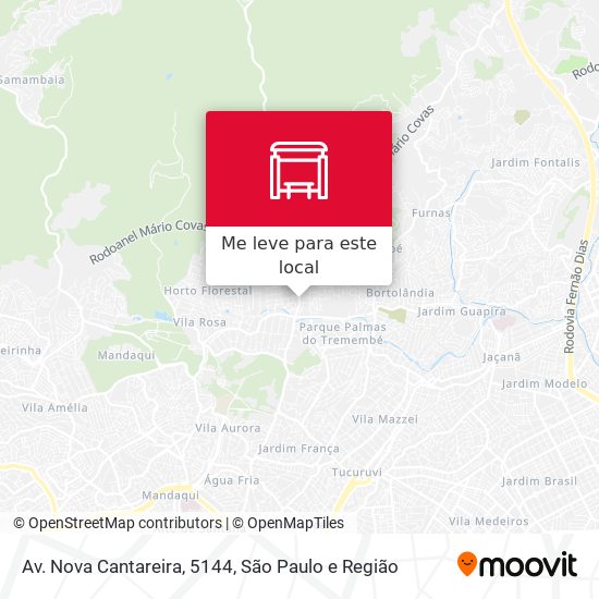 Av. Nova Cantareira, 5144 mapa
