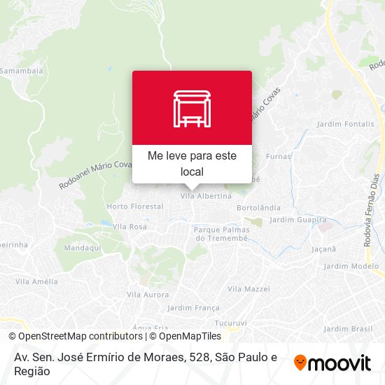 Av. Sen. José Ermírio de Moraes, 528 mapa