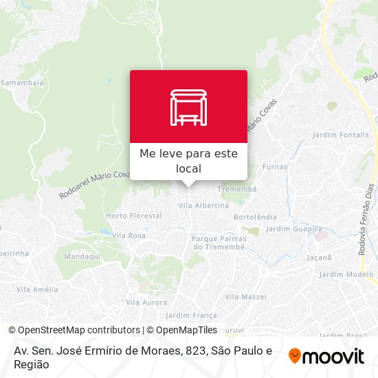 Av. Sen. José Ermírio de Moraes, 823 mapa