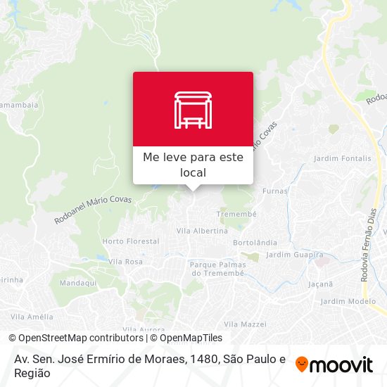 Av. Sen. José Ermírio de Moraes, 1480 mapa