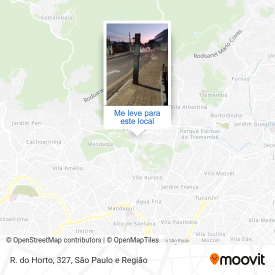 R. do Horto, 327 mapa