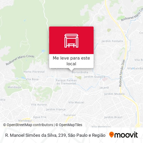 R. Manoel Simões da Silva, 239 mapa