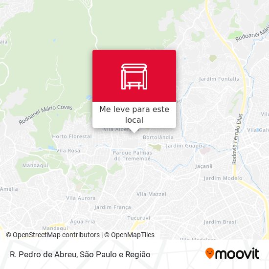 R. Pedro de Abreu mapa
