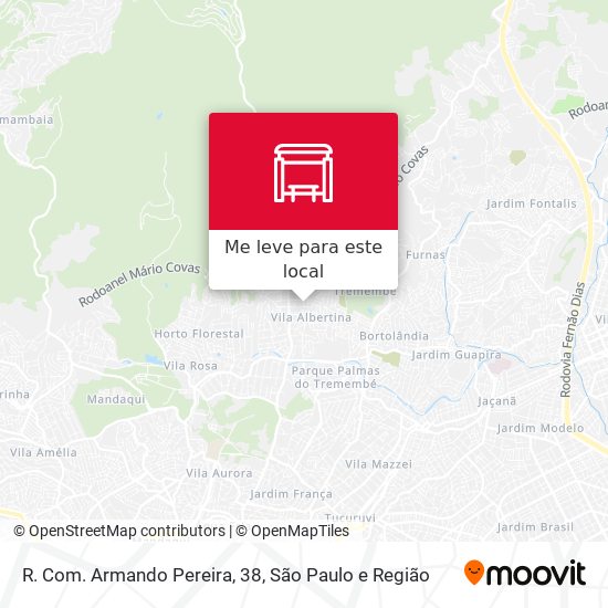 R. Com. Armando Pereira, 38 mapa