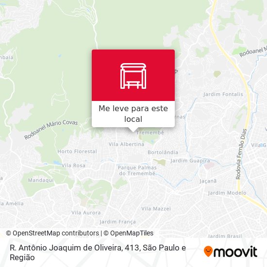 R. Antônio Joaquim de Oliveira, 413 mapa