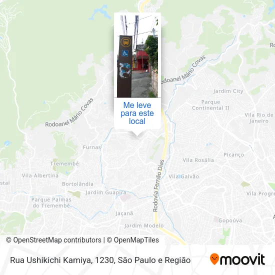 Rua Ushikichi Kamiya, 1230 mapa