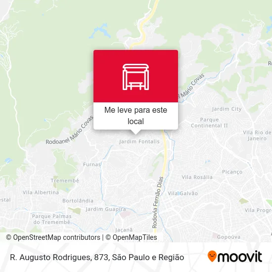 R. Augusto Rodrigues, 873 mapa