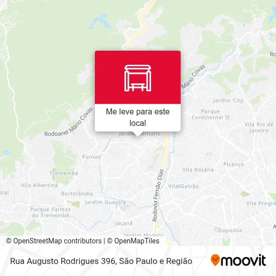 Rua Augusto Rodrigues 396 mapa