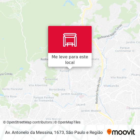 Av. Antonelo da Messina, 1673 mapa