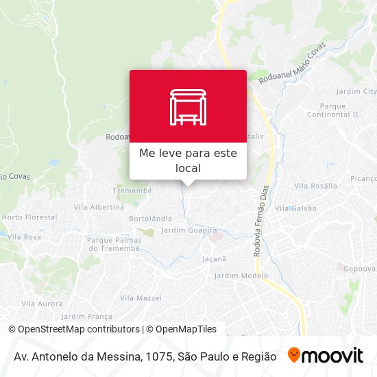 Av. Antonelo da Messina, 1075 mapa