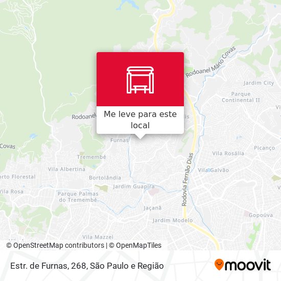 Estr. de Furnas, 268 mapa