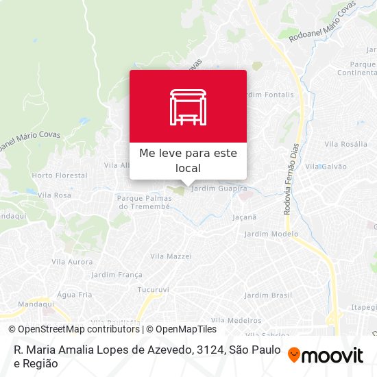 R. Maria Amalia Lopes de Azevedo, 3124 mapa