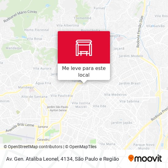Av. Gen. Ataliba Leonel, 4134 mapa