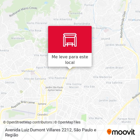 Avenida Luiz Dumont Villares 2212 mapa