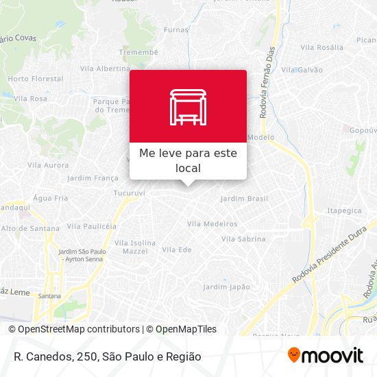 R. Canedos, 250 mapa